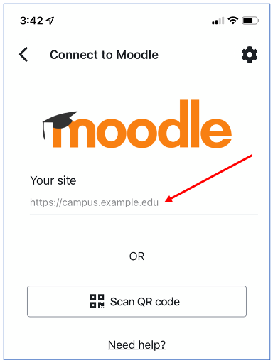 Manual de acesso ao Moodle via APP